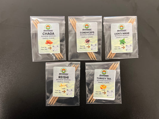 Shroomeaz Toothpick Sample Pack (5 Bags)